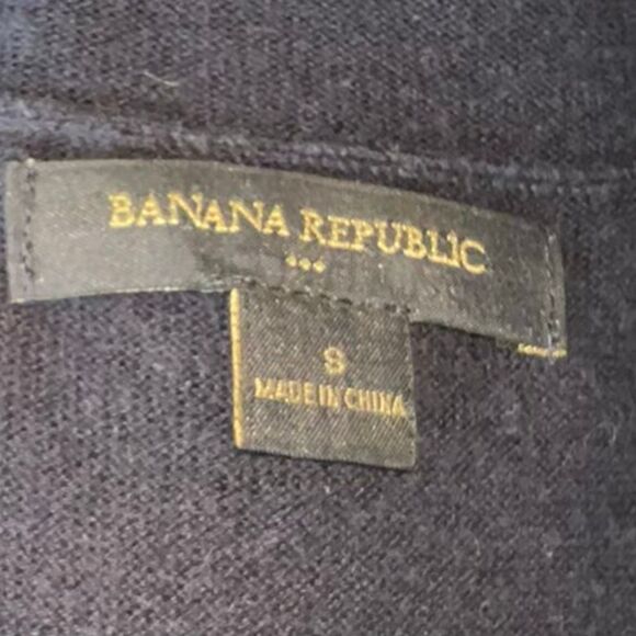 Banana Republic, Navy Blue Front Sequin Striped Long Tank, Women’s Small - Picture 7 of 13